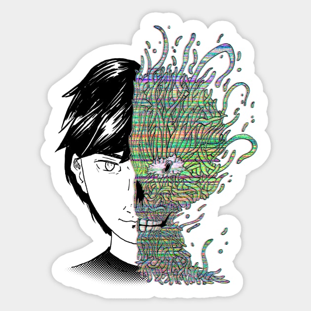 Glitched Sticker by FlamingFox
